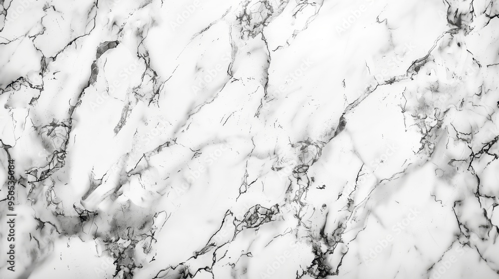 Obraz premium Luxurious design background created by natural pattern in white marble texture