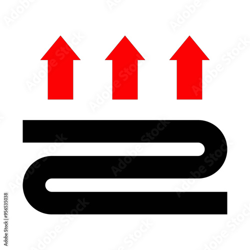 Energy consumption icon.