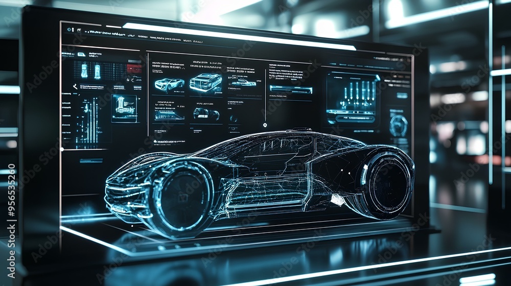 Fototapeta premium A futuristic user-friendly design