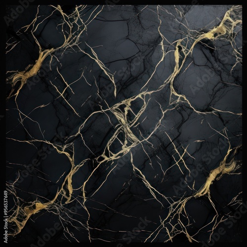 black marble floor texture background