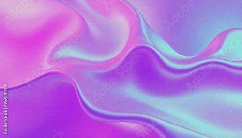 Colorful holographic background. purple hologram background. violet shiny texture., with grainy noise effect abstract purple and blue fluid shapes against a light background