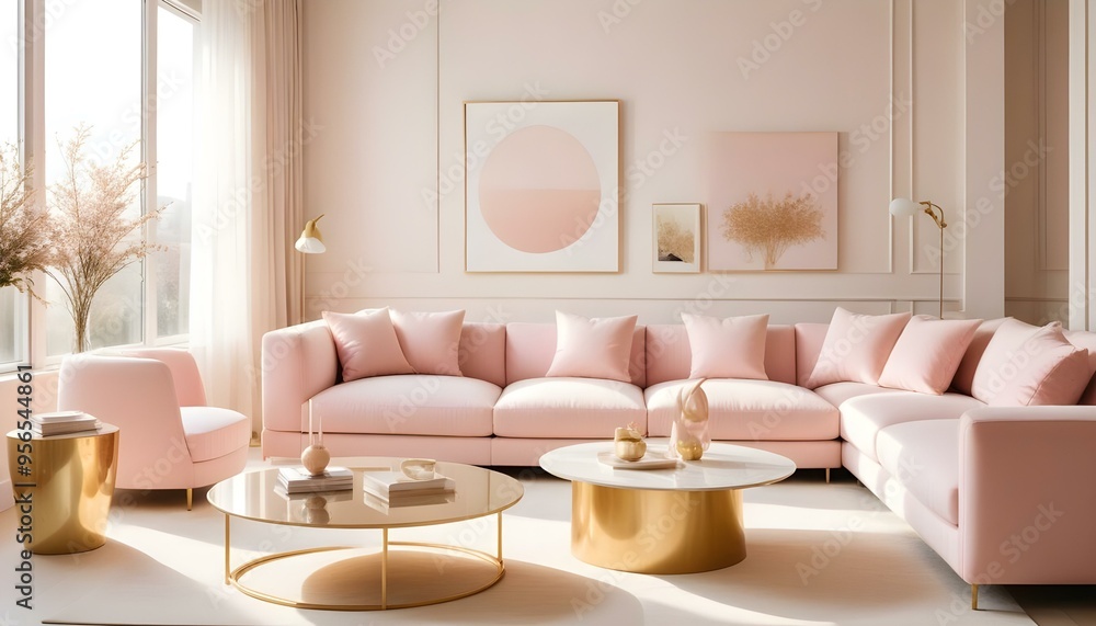 Photo interior modern design room 3d illustration