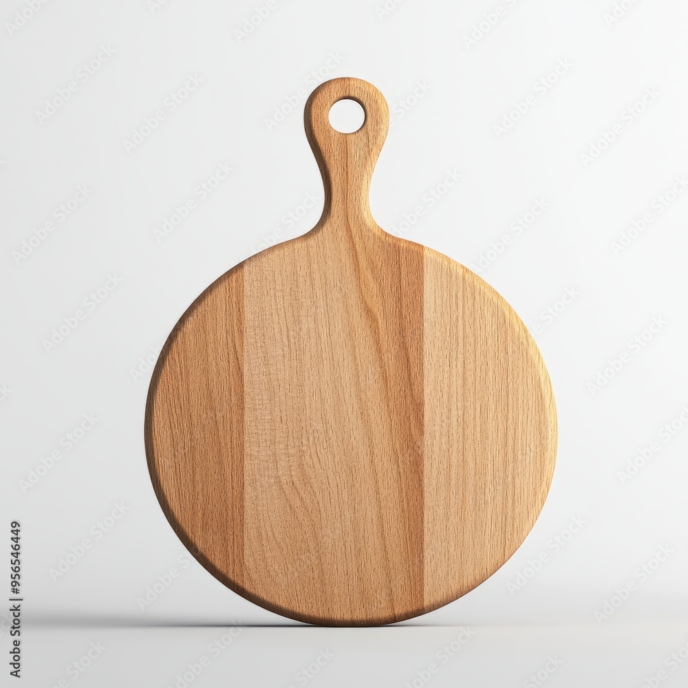 Cute Pastel Brown 3D Cutting Board with Handle - Minimalist Kitchen Design 1 Cute Pastel Brown 3D Cutting Board with Handle - Minimalist Kitchen Design 1