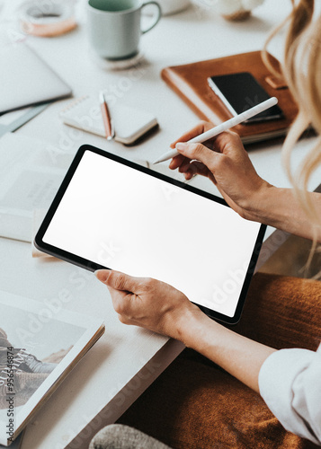Obraz na płótnie Tablet screen png mockup, transparent design