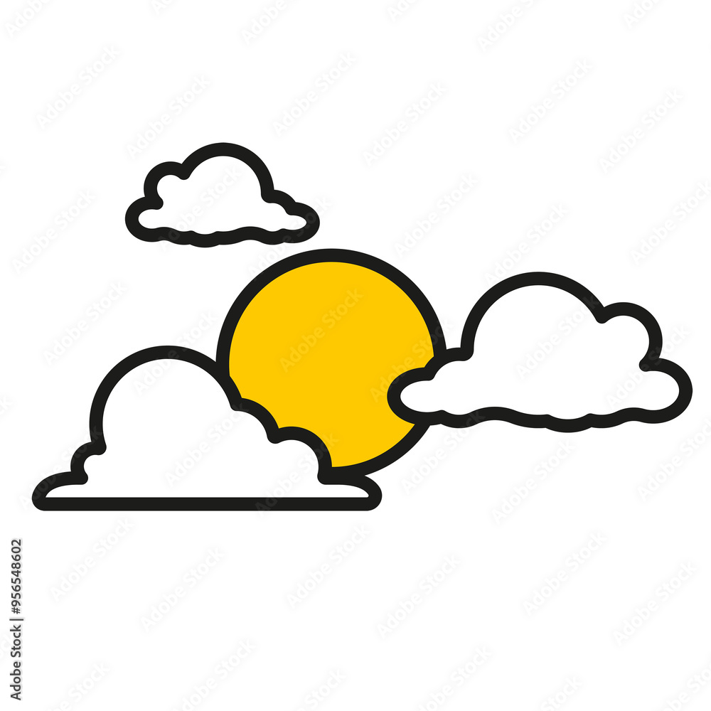 Weather png sticker, funky design, transparent background Weather png sticker, funky design, transparent background