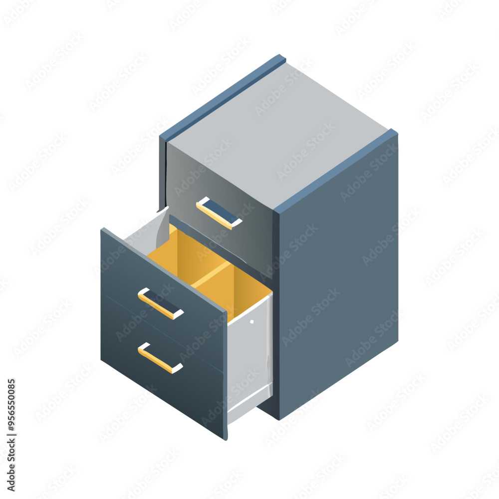 3D Filing Cabinet Icon
3D Filing Cabinet Icon