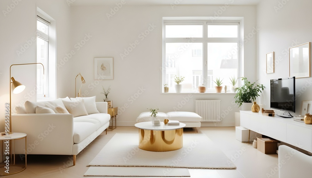 Photo interior modern design room 3d illustration Photo interior modern design room 3d illustration