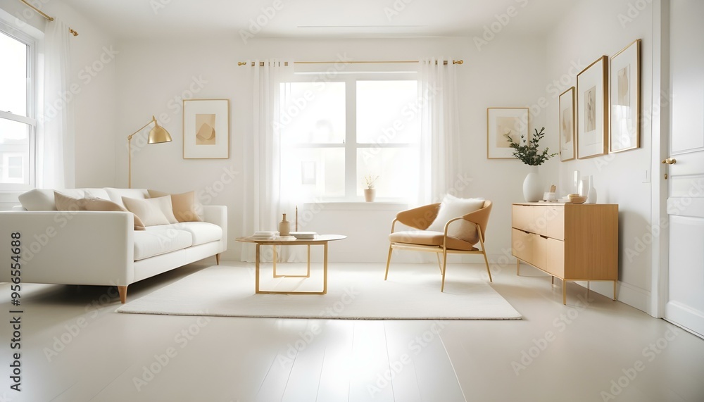 Photo interior modern design room 3d illustration Photo interior modern design room 3d illustration