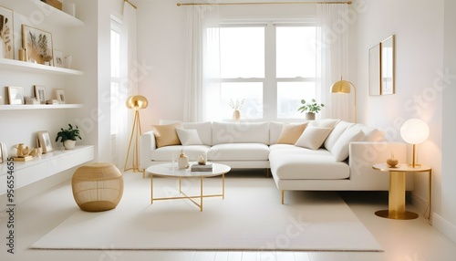 Wallpaper Mural Photo interior modern design room 3d illustration Torontodigital.ca