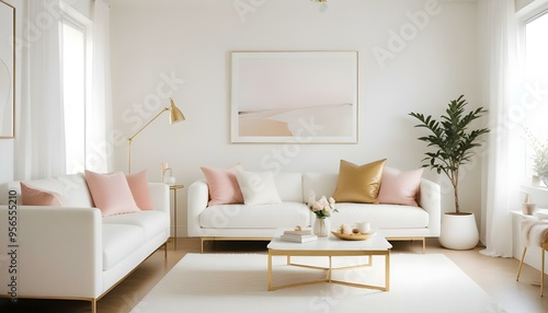 Photo interior modern design room 3d illustration