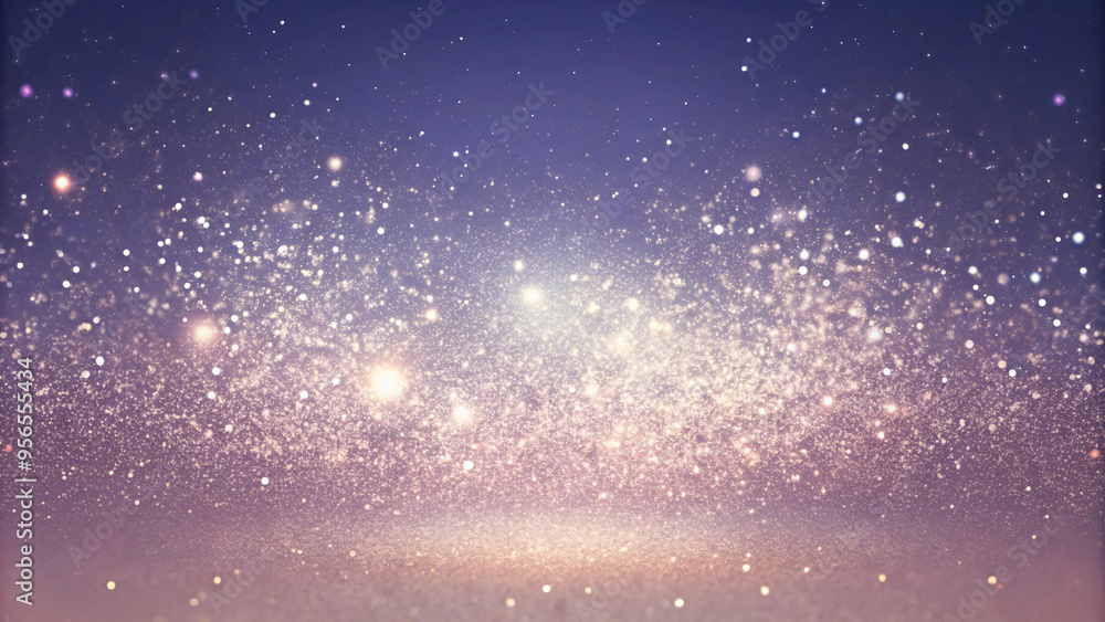 Glowing particles sparkle in a blue, perfect for a celebration design Glowing particles sparkle in a blue, perfect for a celebration design