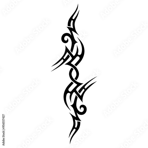 Tattoo designs. Tattoo tribal vector designs. Art tribal tattoo.