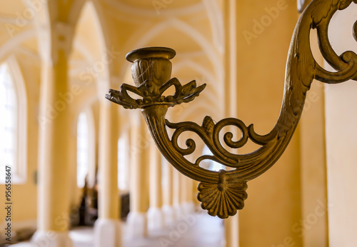 Wallpaper Mural Close up of a candlestick indoors Torontodigital.ca