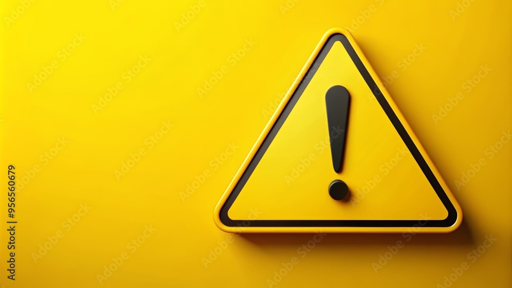 Caution sign on yellow background with warning exclamation mark poster, caution, sign, yellow, background, warning, exclamation Caution sign on yellow background with warning exclamation mark poster, caution, sign, yellow, background, warning, exclamation