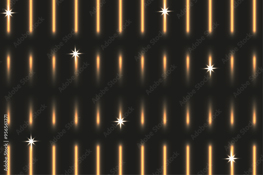 Luxury gold shine pattern on black background. Highlight geometric discord banner template design. Movement effect vector illustration. Luxury gold shine pattern on black background. Highlight geometric discord banner template design. Movement effect vector illustration.