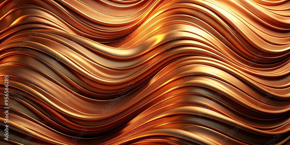 Abstract wavy texture in warm copper tones, creating a dynamic and fluid art background, abstract, wavy, texture, warm Abstract wavy texture in warm copper tones, creating a dynamic and fluid art background, abstract, wavy, texture, warm