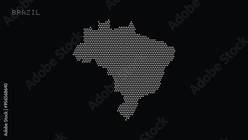 Brazil Vector Dot Map