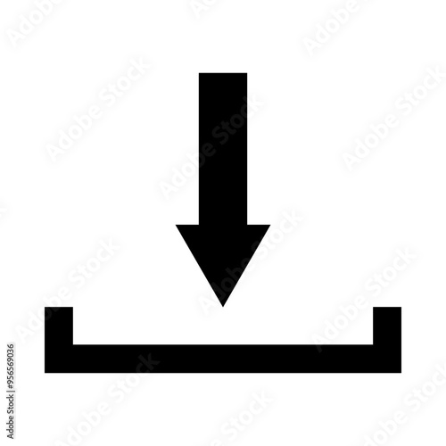 Download glyph icon Free Download Download glyph icon - GFXLoad