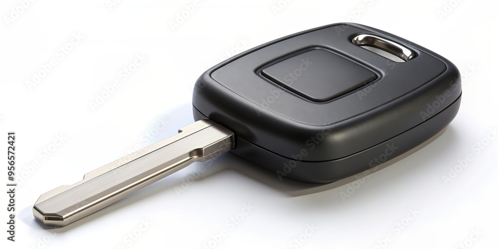 render of a car key over white background, car key,render, white, isolated, vehicle, transportation, automotive, security render of a car key over white background, car key,render, white, isolated, vehicle, transportation, automotive, security