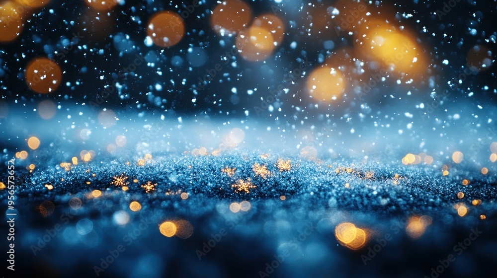 Abstract Christmas-themed design with sparkling lights. Abstract Christmas-themed design with sparkling lights.