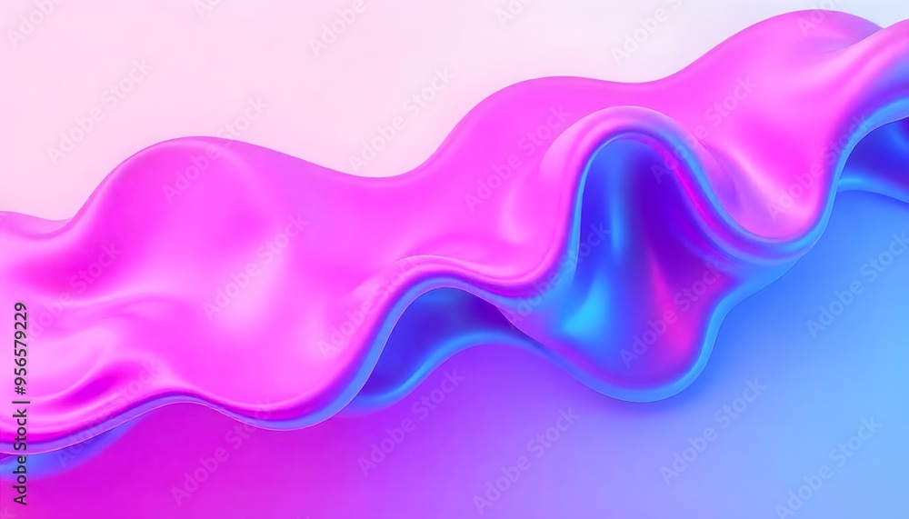 3D Colorful holographic abstract background. iridescent texture, liquid metal, wavy with shiny texture. purple and blue holo fluid shapes colorful background 3D Colorful holographic abstract background. iridescent texture, liquid metal, wavy with shiny texture. purple and blue holo fluid shapes colorful background