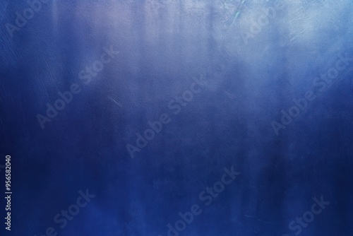 Indigo foil metallic wall with glowing shiny light, abstract texture background blank empty with copy space for product design or text copyspace mock-up 