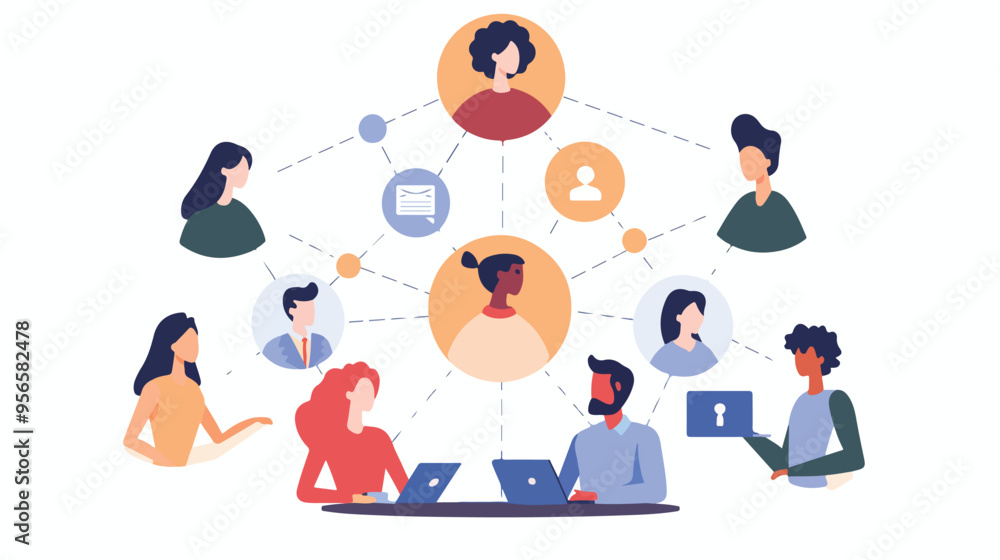 Business Referrals Abstract Concept of Business Interaction Business Referrals Abstract Concept of Business Interaction