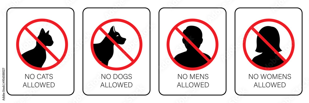no cat allowed dog men women no cat allowed dog men women