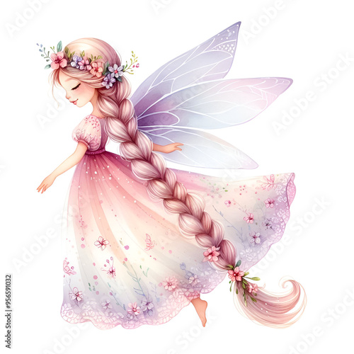 Cute Fairy Watercolor