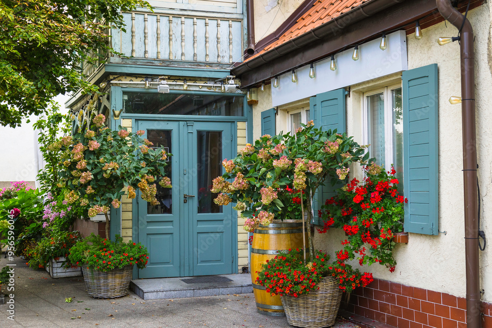 Fototapeta premium Picturesque polish window in the streets of Sopot - Poland