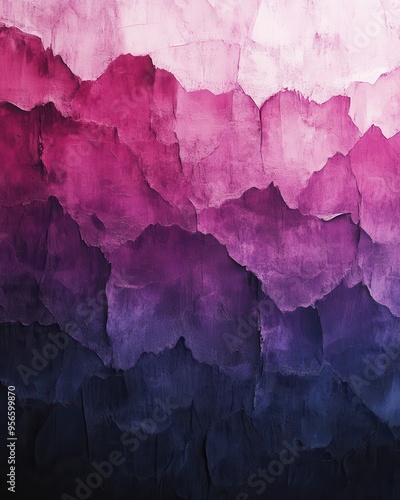 A vibrant abstract artwork featuring a stunning gradient of pink and purple hues that creates a dynamic visual effect.