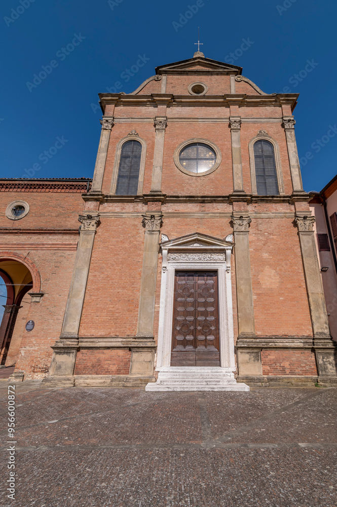 Fototapeta premium The church of San Michele in Bosco, in a scenic area of ​​Bologna, Italy
