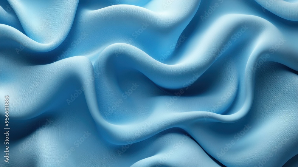 Abstract Blue Fabric Texture Background Abstract Blue Fabric Texture Background