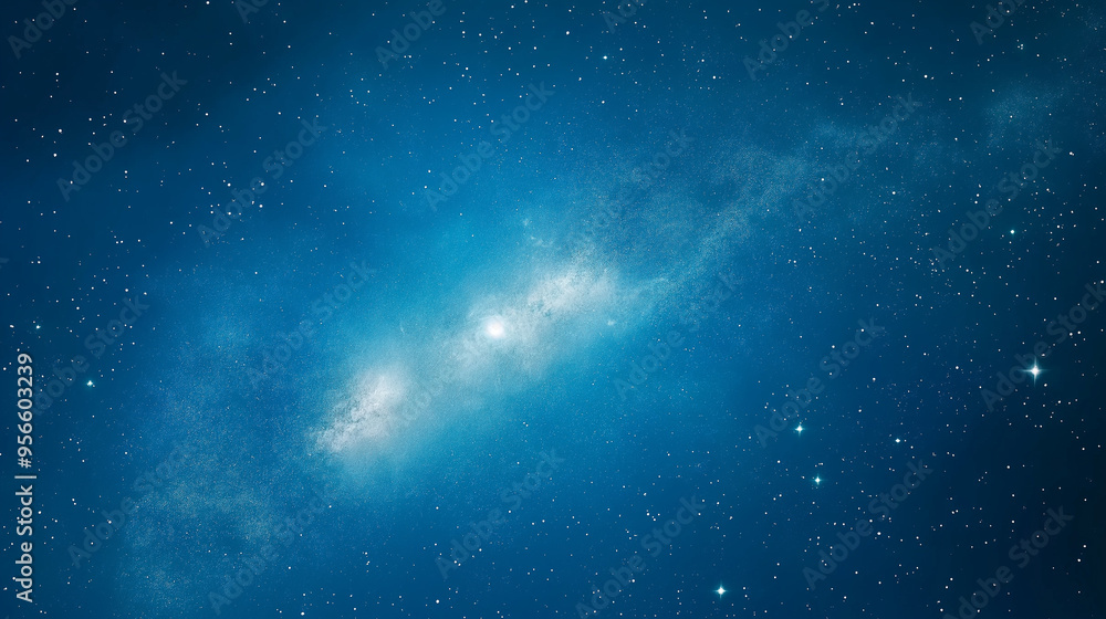 Naklejka premium Deep Space blue background