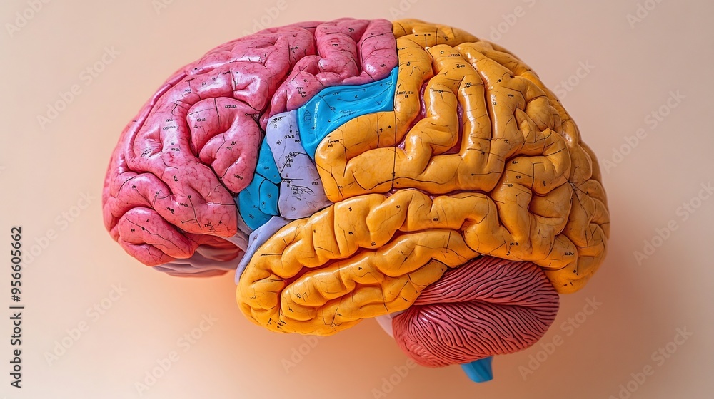 Mind map of brain's functional areas including the cerebrum cerebellum and limbic system Mind map of brain's functional areas including the cerebrum cerebellum and limbic system