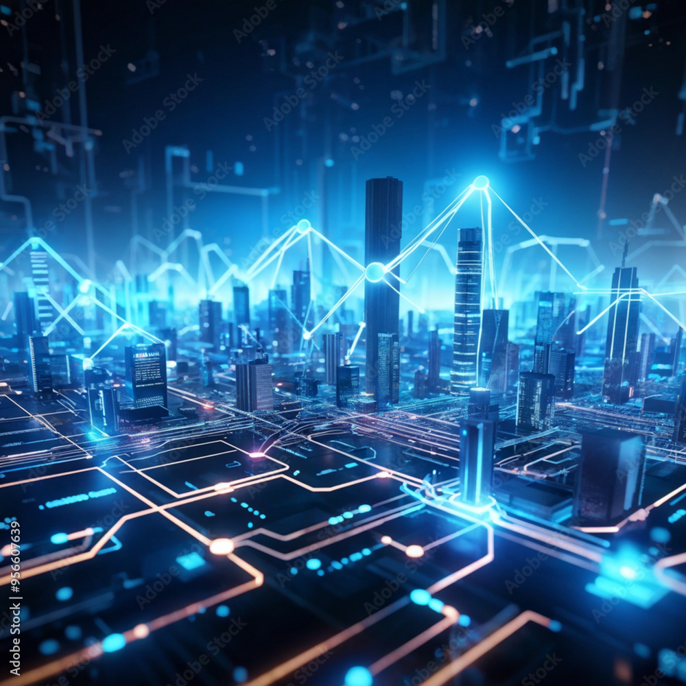 Futuristic AI Connection and Global Innovation Futuristic AI Connection and Global Innovation