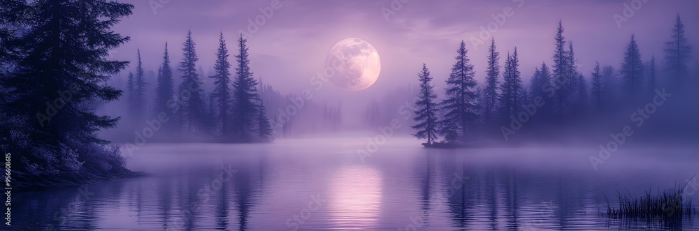 “Full Moon Illuminating a Misty Forest and Lake under a Purple Sky, Creating a Dreamlike, Cinematic Fantasy Scene with Enchanting and Mysterious Atmosphere”
“Full Moon Illuminating a Misty Forest and Lake under a Purple Sky, Creating a Dreamlike, Cinematic Fantasy Scene with Enchanting and Mysterious Atmosphere”