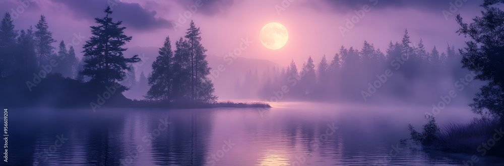 “Full Moon Illuminating a Misty Forest and Lake under a Purple Sky, Creating a Dreamlike, Cinematic Fantasy Scene with Enchanting and Mysterious Atmosphere”
“Full Moon Illuminating a Misty Forest and Lake under a Purple Sky, Creating a Dreamlike, Cinematic Fantasy Scene with Enchanting and Mysterious Atmosphere”