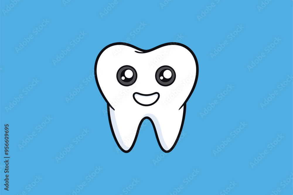 Cute kawaii Happy vector illustration Cute kawaii Happy vector illustration