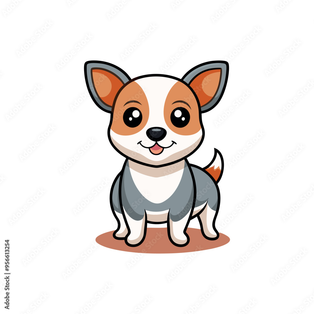 cute dog cartoon character design cute dog cartoon character design