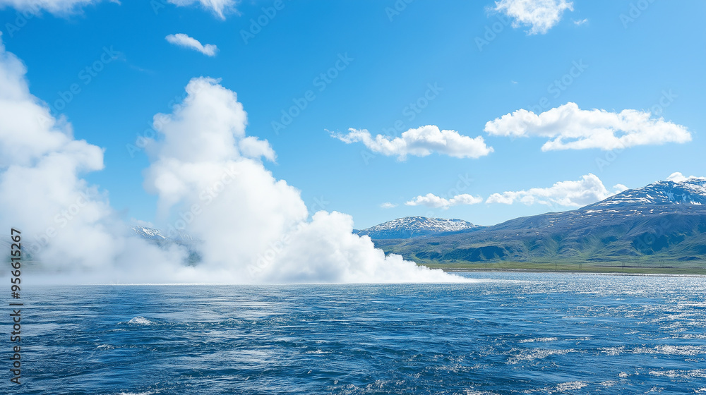 Helicoid ON geothermal power plant, Iceland - volcanic steam for heat and electric energy, interior Helicoid ON geothermal power plant, Iceland - volcanic steam for heat and electric energy, interior