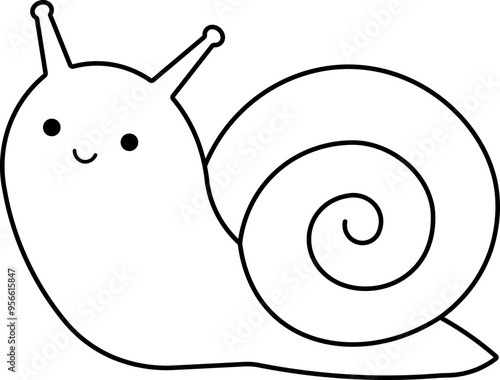 kawaii grape snail 