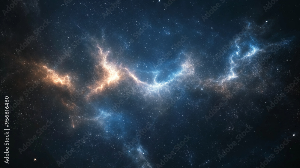 Cosmic Dreamscape Abstract Illustration of Galaxy and Nebula Under Starry Night Sky Cosmic Dreamscape Abstract Illustration of Galaxy and Nebula Under Starry Night Sky