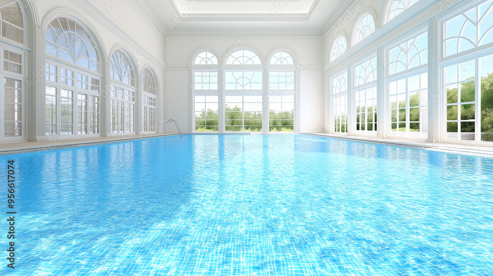 Obraz premium Interior pool at day