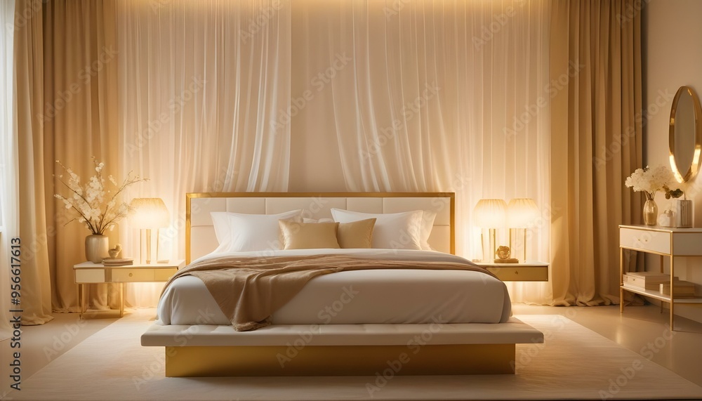 Photo interior modern design room 3d illustration Photo interior modern design room 3d illustration