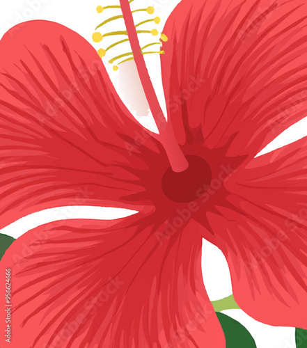 FLOR DE HIBISCO ROSA