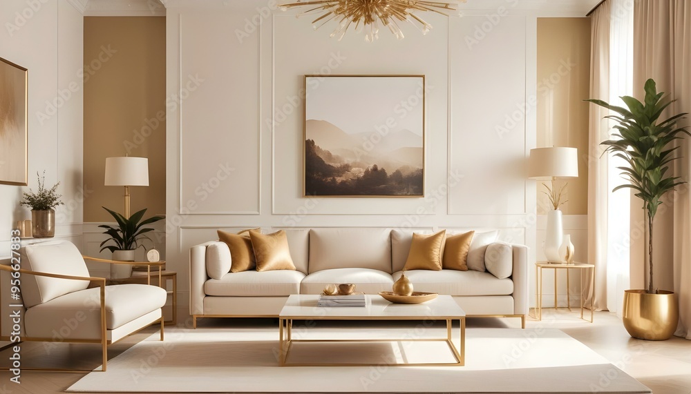 Photo interior modern design room 3d illustration Photo interior modern design room 3d illustration