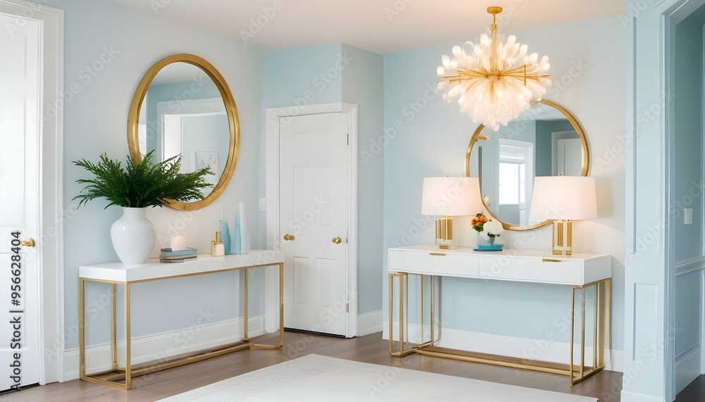 Photo interior modern design room 3d illustration Photo interior modern design room 3d illustration