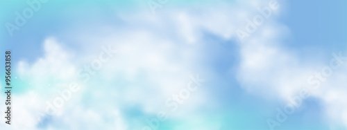 Background with gray-blue clouds creating the effect of smoke or fog. 