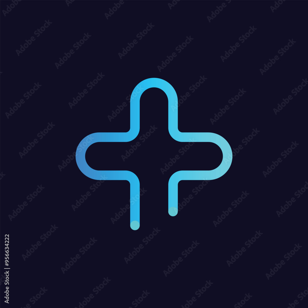 Medical care and Hospital Logo Design Template Medical care and Hospital Logo Design Template